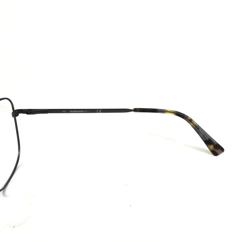 Marchon NYC Eyeglasses Frames M-2500 033 Dark Grey Square Full Rim 54-16-145